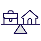 Ausgeglichene Work-Live-Balance